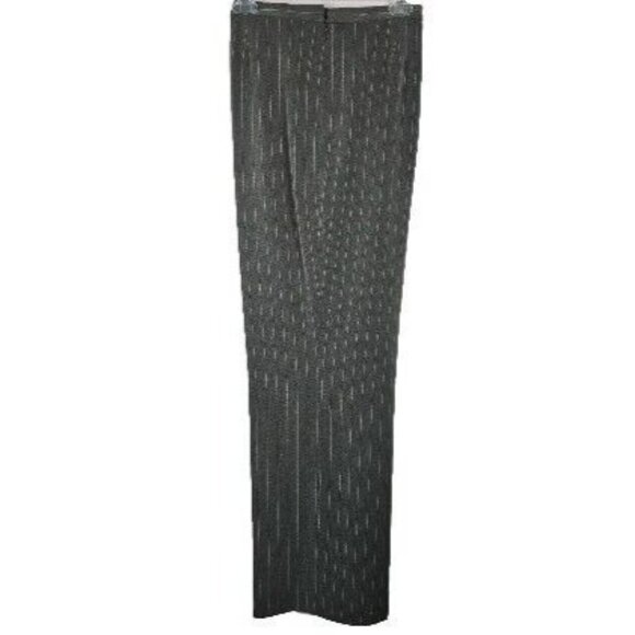 Jones Wear Suit Pants - Womens 18 Dress Pants Lt Gray & Baby Blue Stripe Business Classic Straight Leg